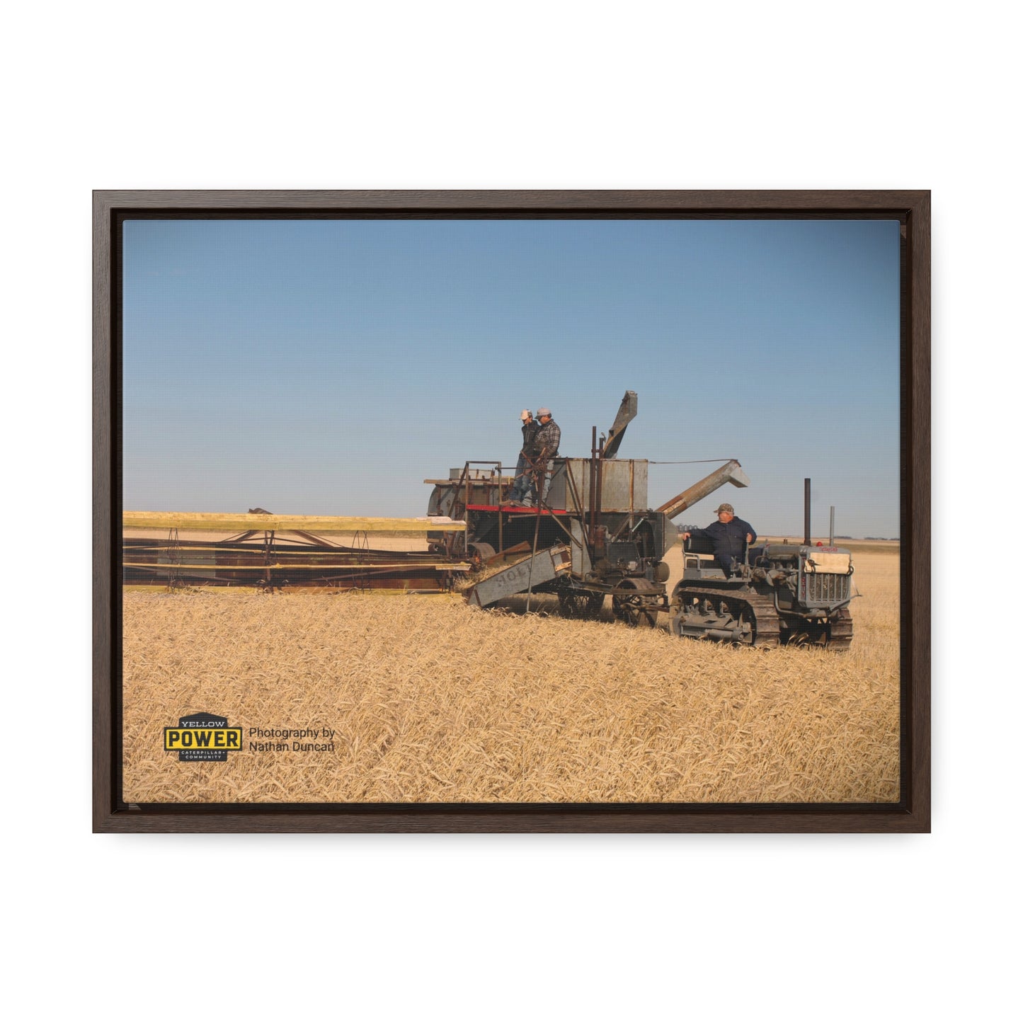 #1 Caterpillar Thirty Gallery Canvas Wraps, Horizontal Frame