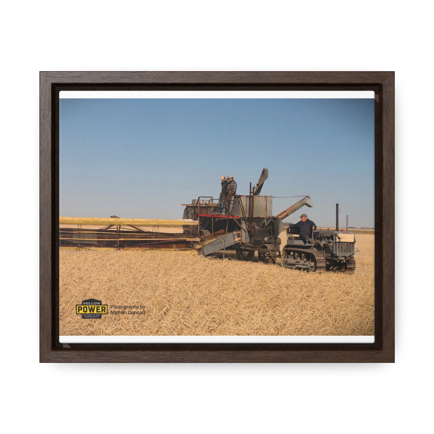 #1 Caterpillar Thirty Gallery Canvas Wraps, Horizontal Frame