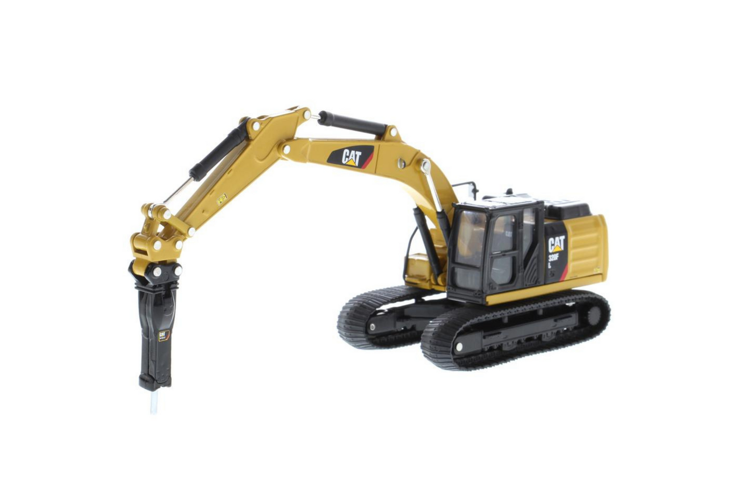 1:64 Cat 320F L Hydraulic Excavator with 5 New Work Tools