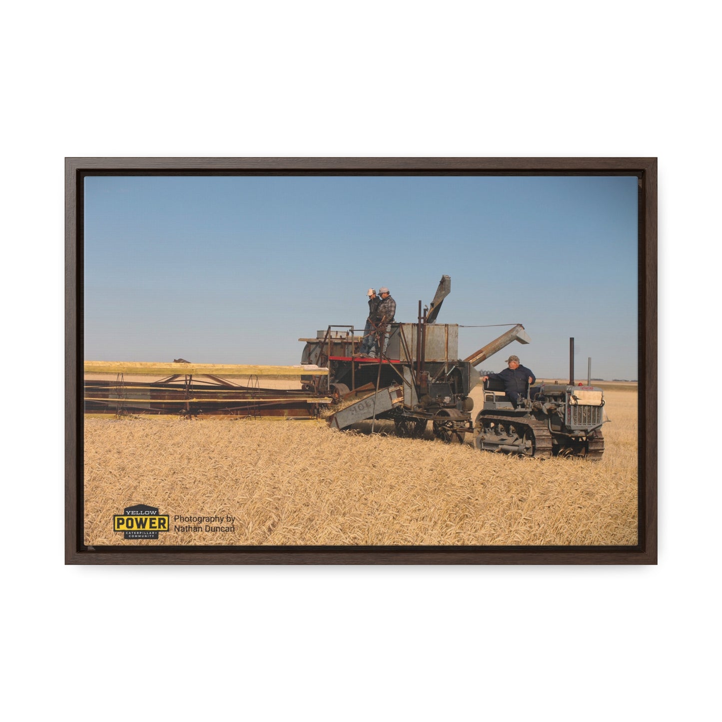 #1 Caterpillar Thirty Gallery Canvas Wraps, Horizontal Frame