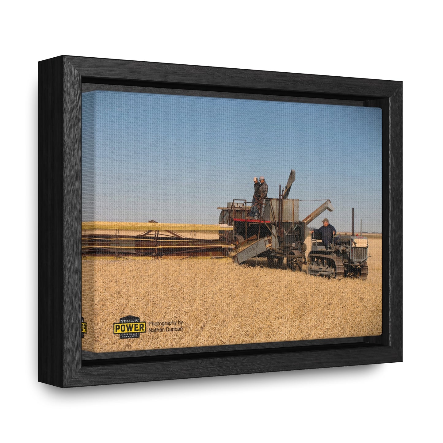 #1 Caterpillar Thirty Gallery Canvas Wraps, Horizontal Frame