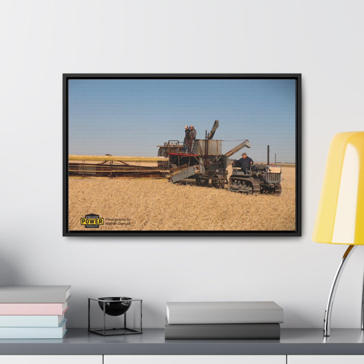 #1 Caterpillar Thirty Gallery Canvas Wraps, Horizontal Frame