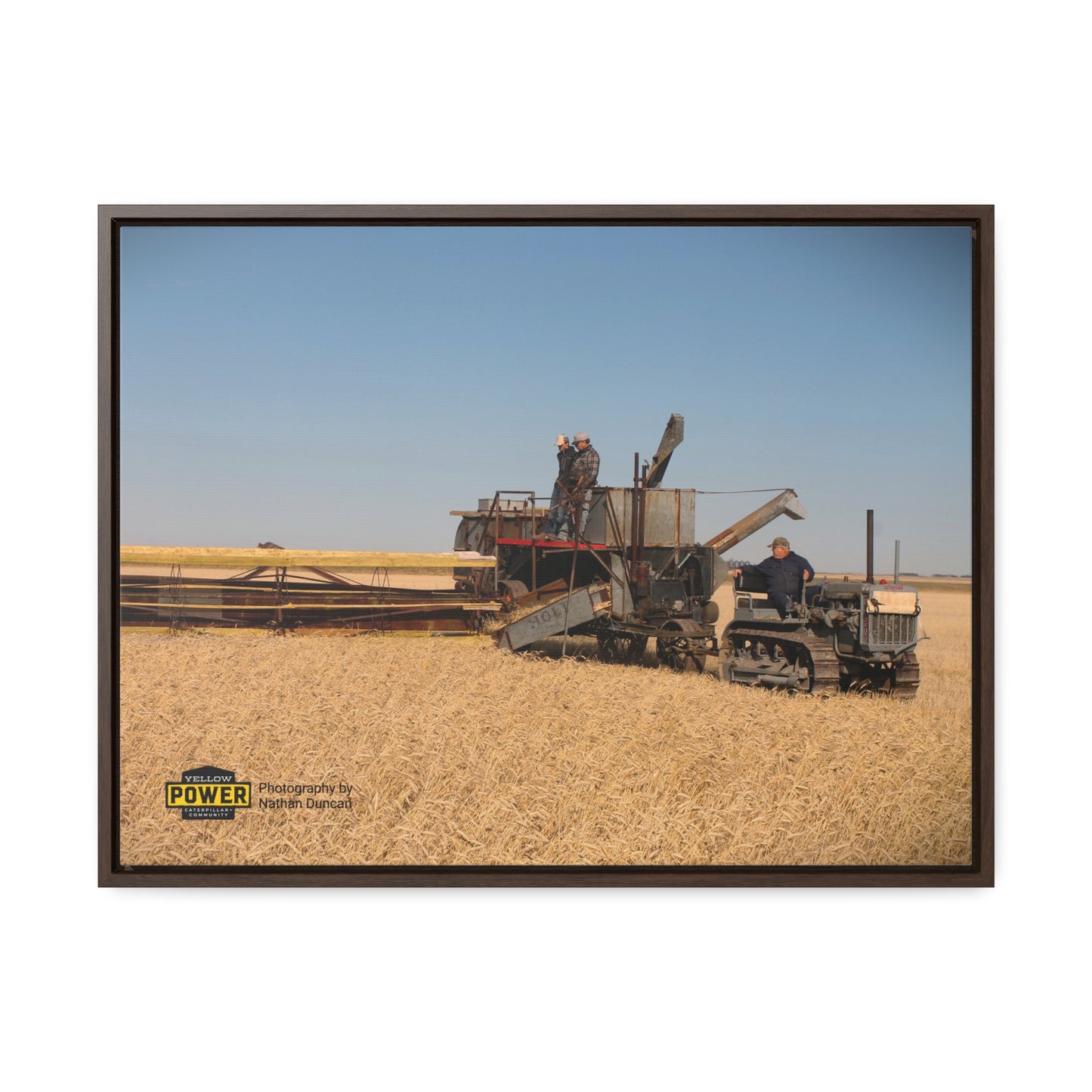 #1 Caterpillar Thirty Gallery Canvas Wraps, Horizontal Frame