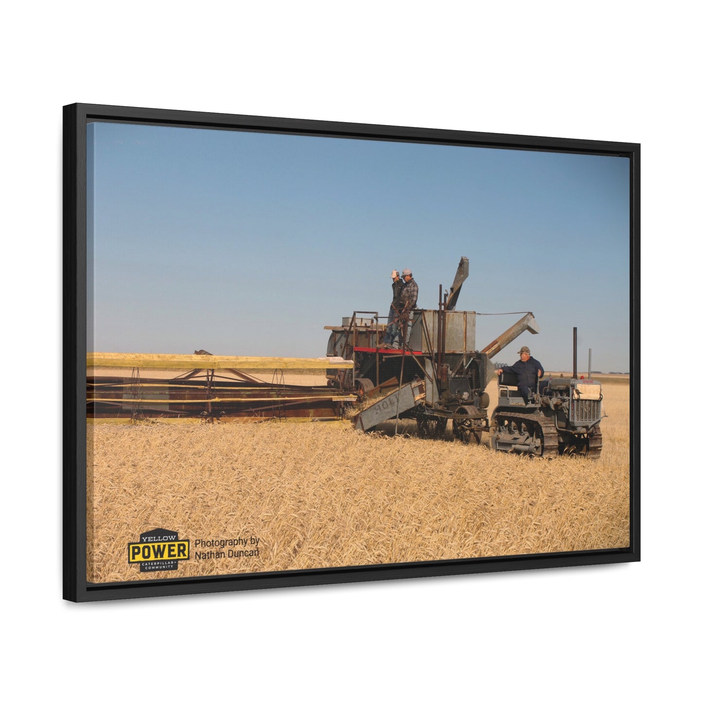 #1 Caterpillar Thirty Gallery Canvas Wraps, Horizontal Frame