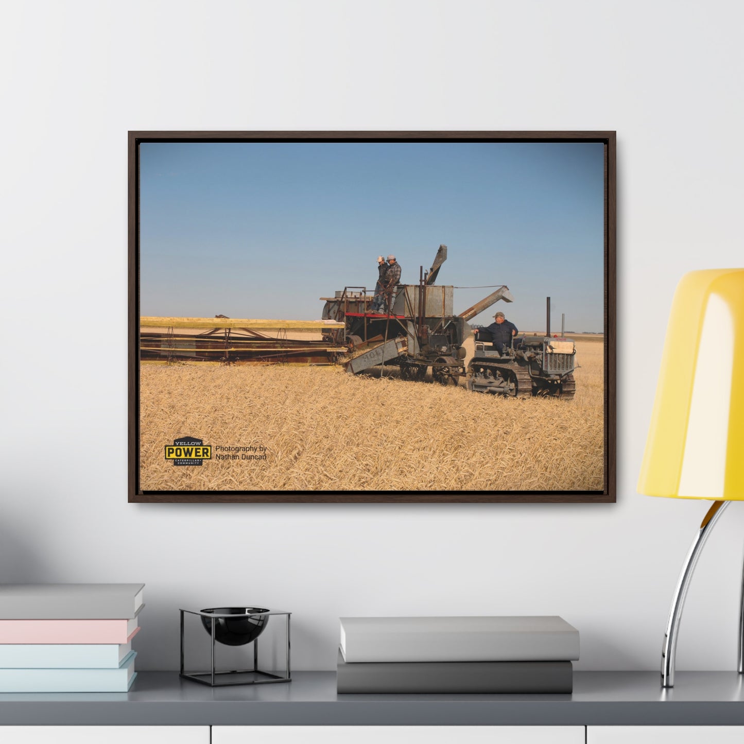 #1 Caterpillar Thirty Gallery Canvas Wraps, Horizontal Frame