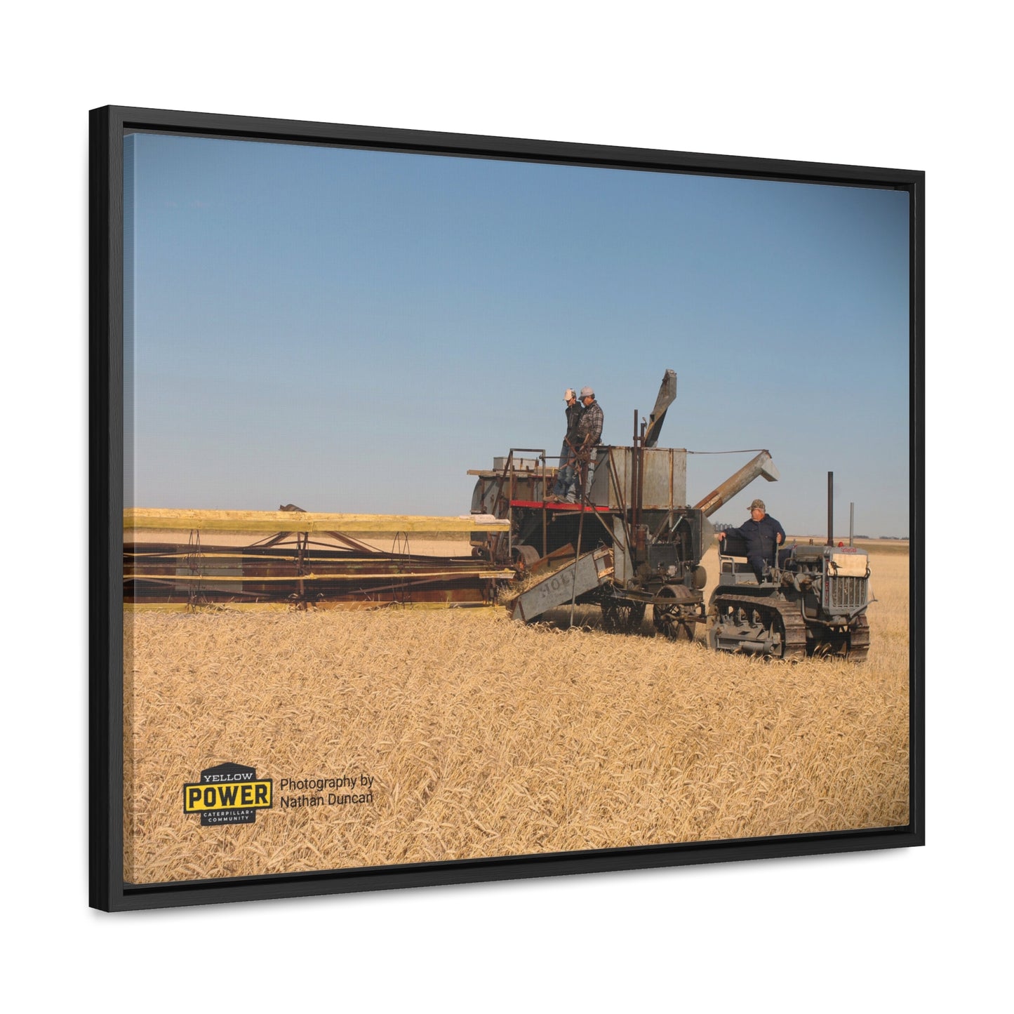 #1 Caterpillar Thirty Gallery Canvas Wraps, Horizontal Frame