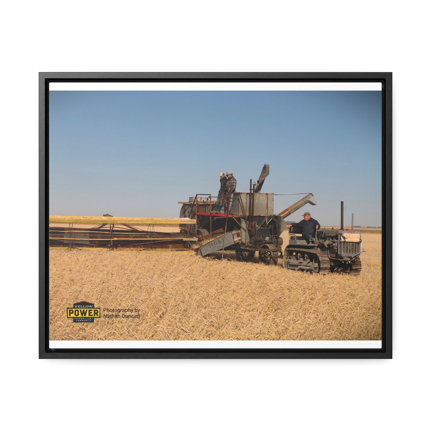 #1 Caterpillar Thirty Gallery Canvas Wraps, Horizontal Frame