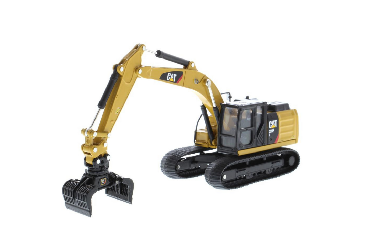 1:64 Cat 320F L Hydraulic Excavator with 5 New Work Tools