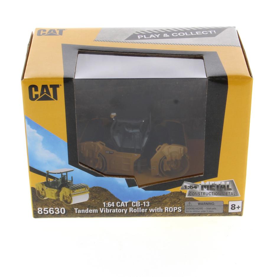 1:64 Cat CB-13 Tandem Vibratory Roller with ROPS