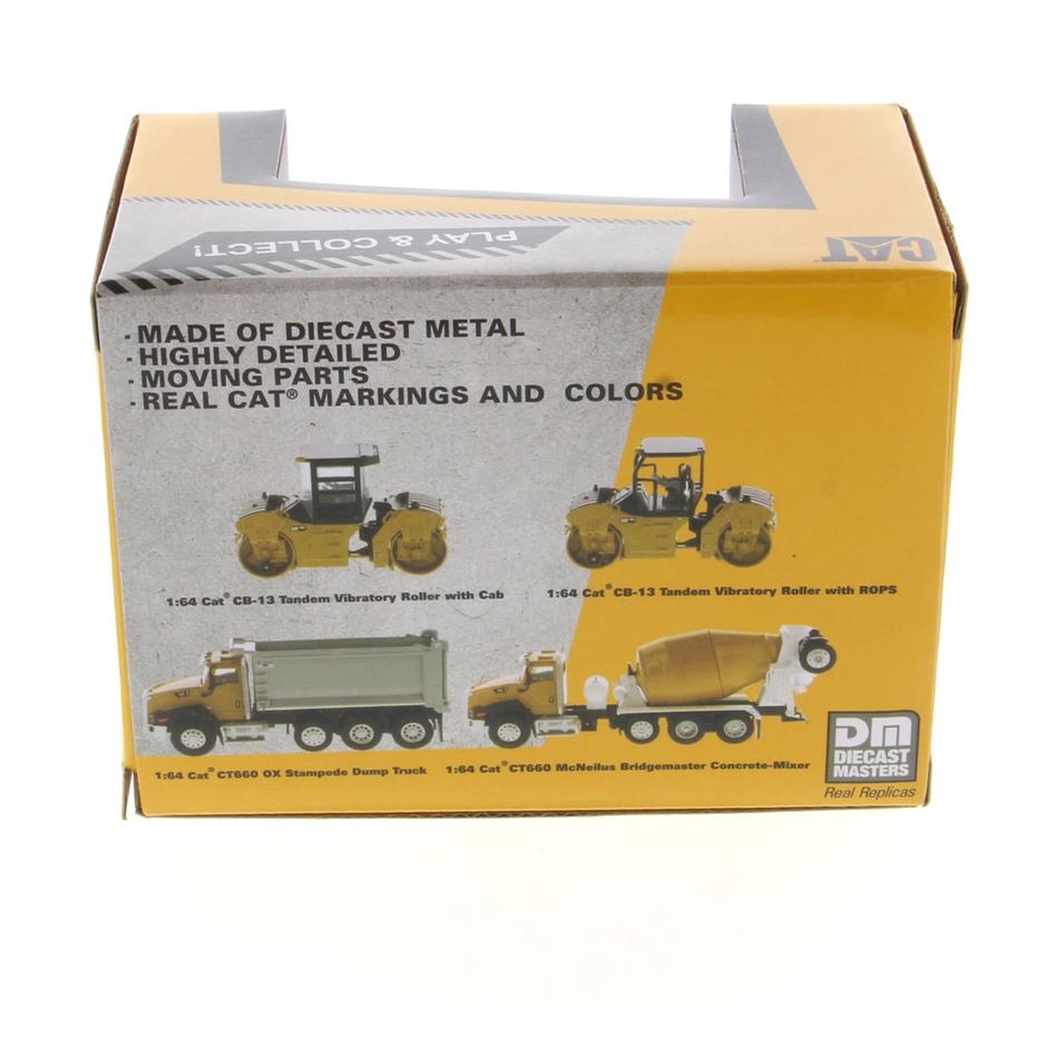 1:64 Cat CB-13 Tandem Vibratory Roller with ROPS