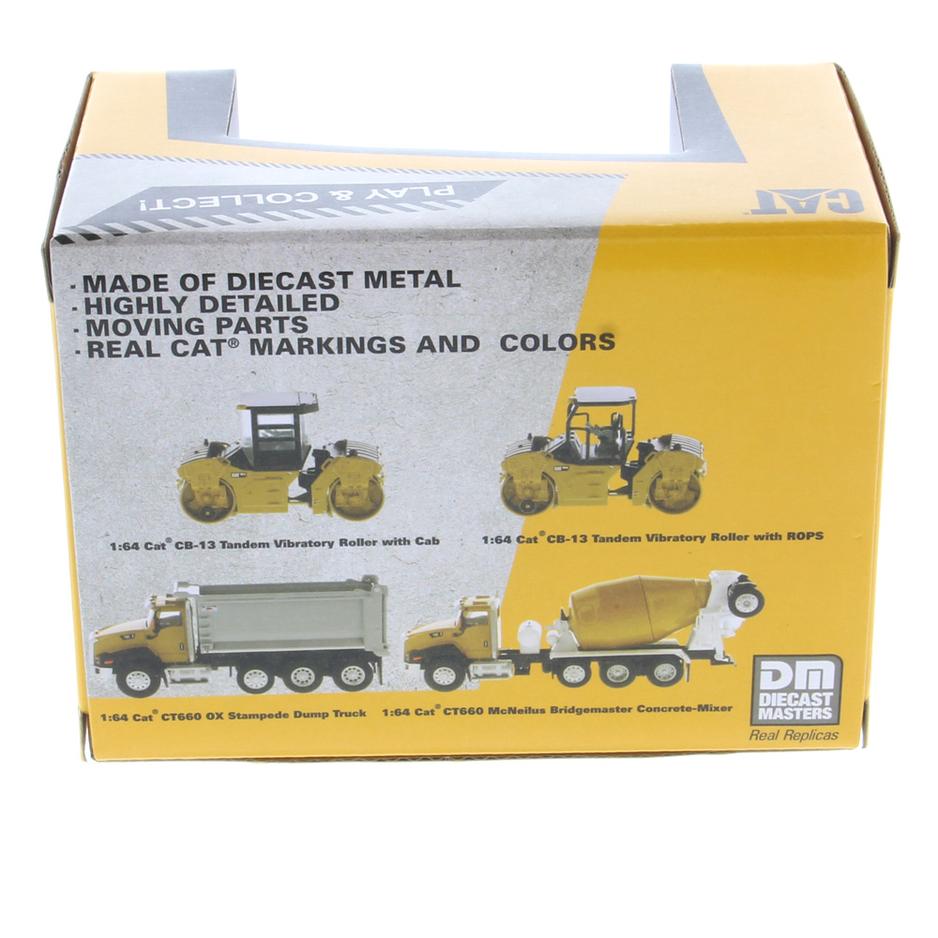 1:64 Cat CB-13 Tandem Vibratory Roller with CAB