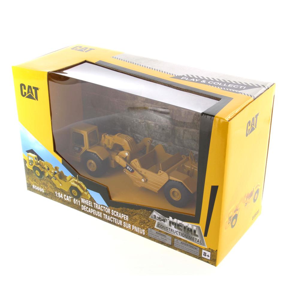 1:64 Cat Wheel Tractor 611 Scraper