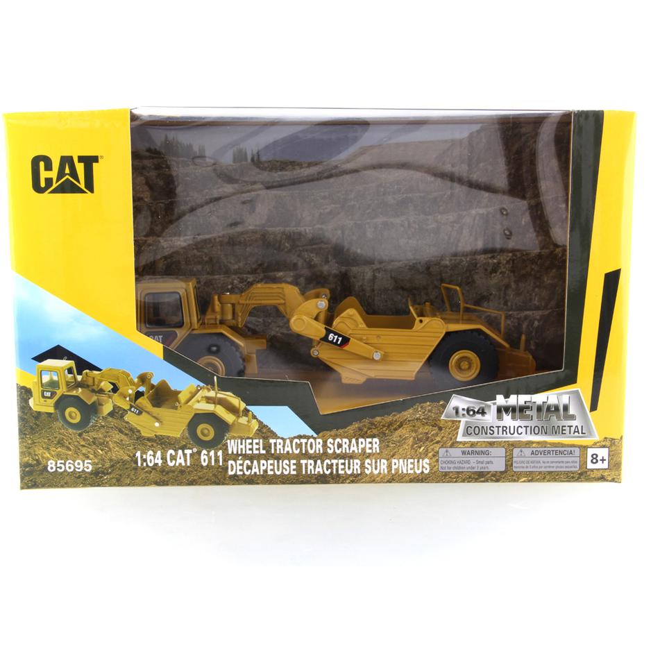 1:64 Cat Wheel Tractor 611 Scraper