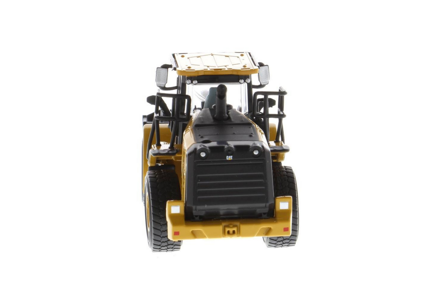 1:64 Cat 950M Wheel Loader with Log Fork + Bucket Attachment (Comes with 2 Log Poles)