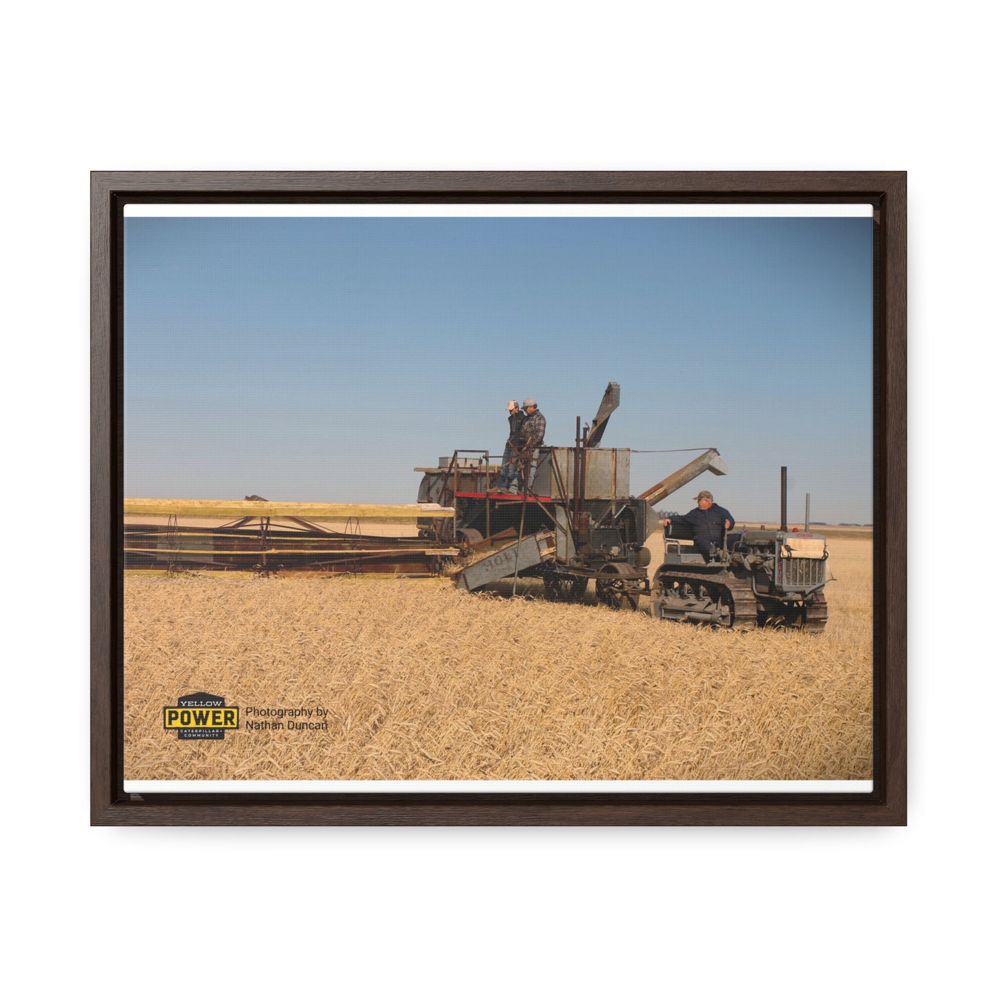 #1 Caterpillar Thirty Gallery Canvas Wraps, Horizontal Frame