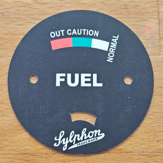 Sylphon 2 5/8" Fuel Gauge Face